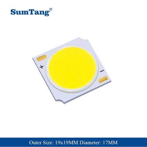 10Pcs/Lot COB LED Chip 10W 15W 20W 30W 3000K 4000K 6000K 80Ra 17mm 110LM/W COB LED Chip For LED Light Down Light Track Light ► Photo 1/2