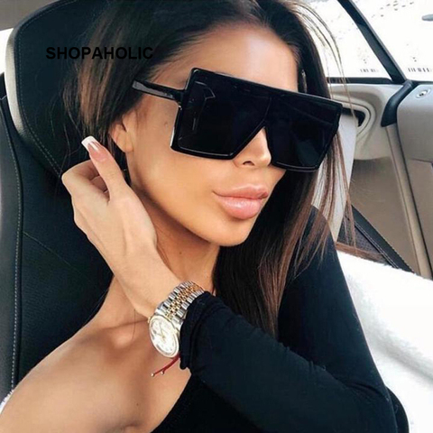 Sunglasses Square Women Sun Glasses Female Eyewear Eyeglasses Plastic Frame Clear Lens UV400 Shade Fashion Driving New ► Photo 1/6