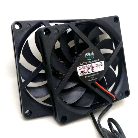 A8010-20RA-2JN-F1 USB fanS 80X10mm 5V 0.25A 8010 8CM Ultra-thin silence cooling fan USB plug ► Photo 1/5