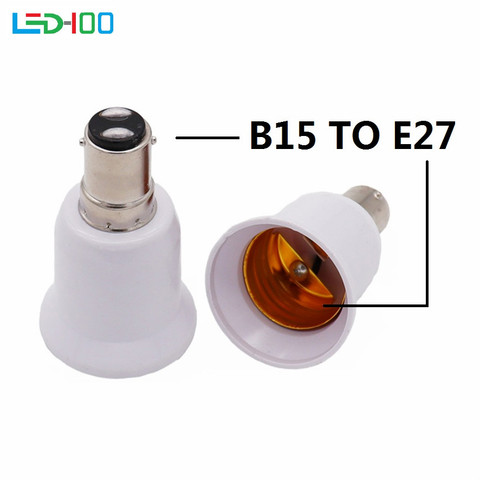 NEW BA15D TO E27 Adapter Conversion Socket High Quality Material Fireproof Material B15 TO E27 Socket Adapter Lamp Holder ► Photo 1/5