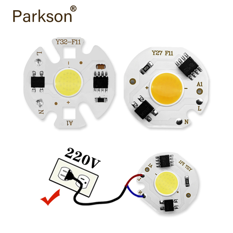 Cob Led Chip Lights Spotlights Lamp 220v Smart 3w 5w 7w 9w 10w 12w Lamp For Flood Light Rectangular No Need Driver Lampara Diy ► Photo 1/6