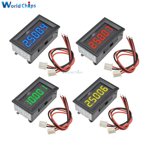 Red/Blue/Green/Yellow 5 Digit DC 0-4.3000-33.000V Precision Digital Volt meter Voltage Panel Digital Voltmeter Meter ► Photo 1/6