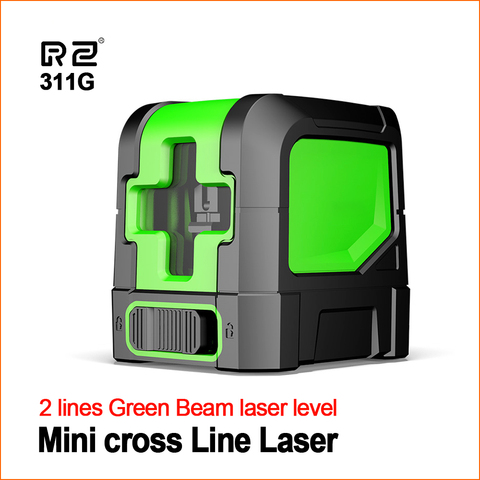 RZ Laser Levels Green Laser Level Self Leveling Vertical Horizontal Lasers Cross Measure Tool SW-311G 2 lines Lasers Leveler ► Photo 1/6