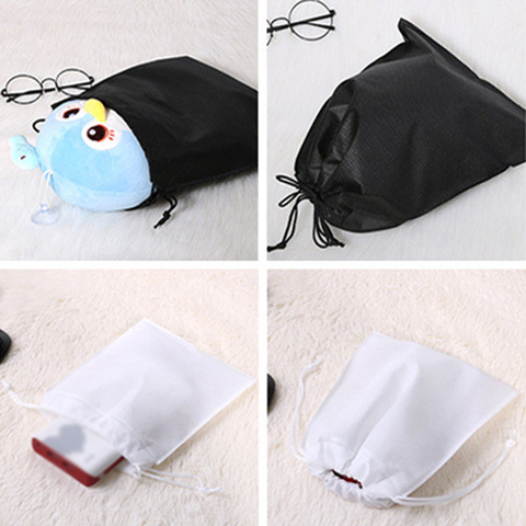 Portable Useful Shoes Bag Travel Storage Pouch Drawstring Dust Bags Non-woven Gift Protector Container Carry Sack ► Photo 1/6