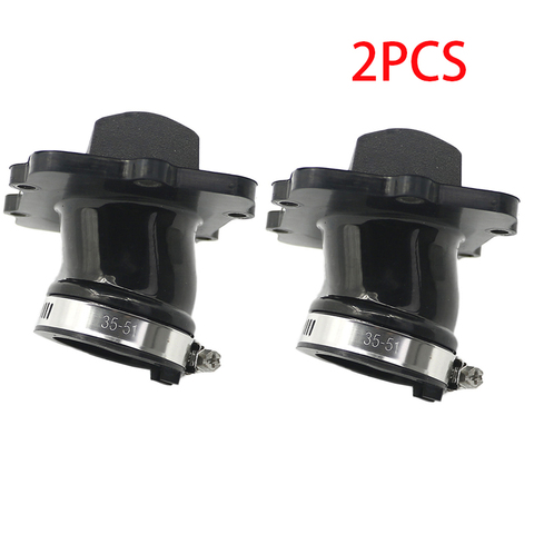 2 Piece Carburetor Flange Socket Carb Boot For Ski-Doo MXZ 550F Replaces OEM# 420867300 snowmobile parts ► Photo 1/6