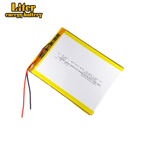 3.7V 5000mah (polymer lithium ion battery) Li-ion battery for tablet pc 7 inch 407095 387095 replace High capacity ► Photo 1/3