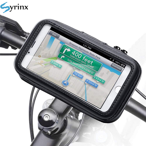 Bicycle Motorcycle Phone Holder Waterproof Bike Phone Case Bag for iPhone Xs Xr X 8 7 Xiaomi Mobile Stand Support Scooter Cover ► Photo 1/6
