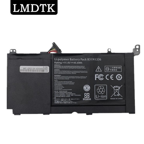 LMDTK New Laptop Battery For Asus B31N1336 C31-S551 S551 S551L S551LB S551LA R553L R553LN K551L K551LN V551L V551LA V551LN DH51T ► Photo 1/2