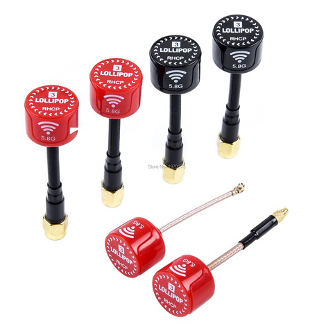 Readytosky Lollipop 5.8G 2.3dBi RHCP Super Mini FPV Antenna SMA RP SMA UFL StraightMMCX Antenna For FPV TX RC Drone QAV-R X220S ► Photo 1/6