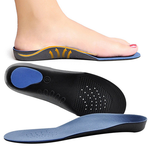 USHINE flat feet insoles orthopedic arch high quality 3D Premium comfortable plush fabric orthopedic footrest insoles ► Photo 1/6