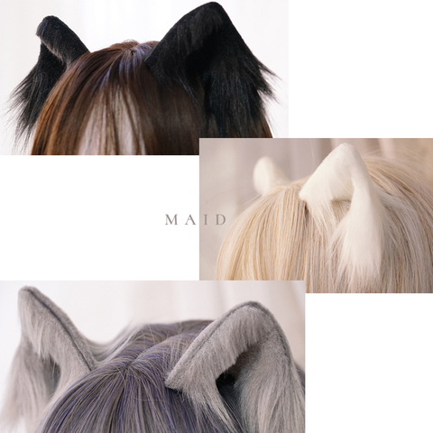 High quality Cat ear detachable original hair band plush animal ear lolita headwear cute cute animal ear ► Photo 1/5