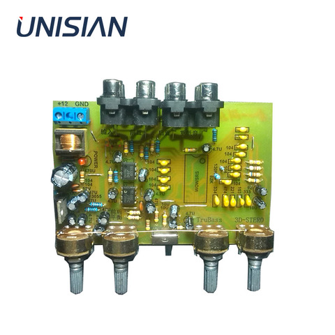 UNISIAN NJM2700 3D SRS Tone Board SRS Audio Processor 4.1 Channel Signal Output Preamplifer For Car Audio System ► Photo 1/6