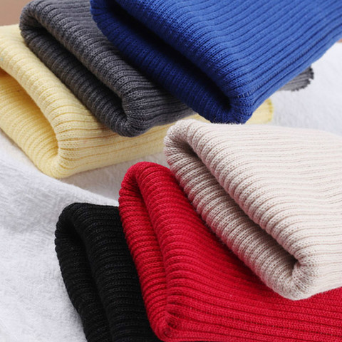 1x1 Tubular Ribbed Cotton Rib Stretch Knit Jersey Fabric Sweatshirt Cuff Material For cuffs & collars ► Photo 1/6