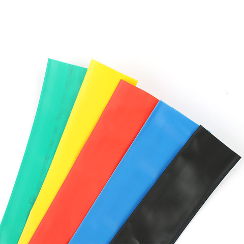 (1Meter/lot) 30MM Inner Diameter Black Heat Shrinkable Tube / Heat Shrink Tubing Color : Black Red Blue Green Yellow ► Photo 1/5