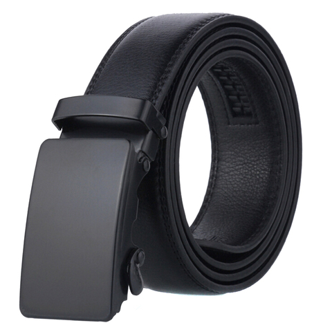 High Quality Belt Men Belt Automatic  Leather Luxury Black Belt Men's Belts Automatic Buckle Cummerbunds Male 21 styles ► Photo 1/6