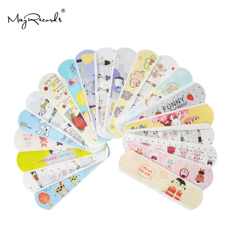 100PCs Waterproof Breathable Cute Cartoon Band Aid Hemostasis Adhesive Bandages First Aid Emergency Kit For Kids Children ► Photo 1/6
