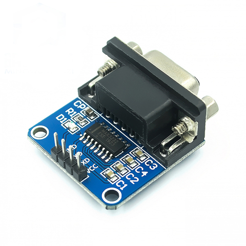 5pcs/lot MAX3232 chip RS232 to TTL Serial Port Converter Module DB9 Connector For Arduino STM32 MCU ► Photo 1/1