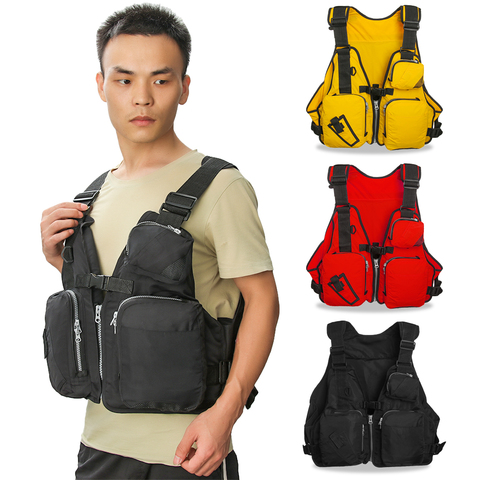 Adjustable Adult Life Jacket Reflective Life Saving Vest for Fishing Surfing Boating Swimming Kayak Water Sports Safety Supplies ► Photo 1/6