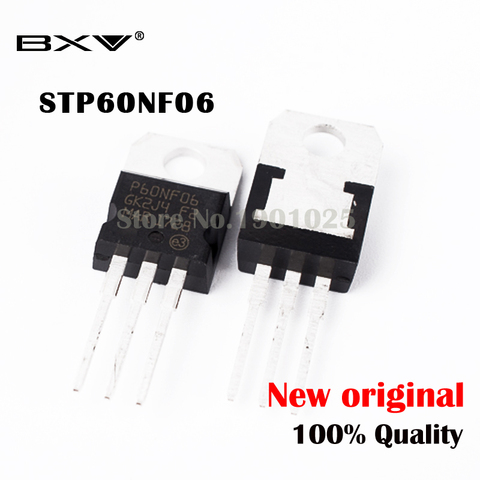 10pcs STP60NF06 P60NF06 60N06 60NF06 TO-220 integrated circuit IC ► Photo 1/1