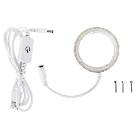 60 LED Adjustable Ring Light for STEREO ZOOM Microscope Shadowless Lamp USB Plug ► Photo 1/6