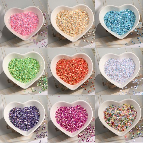 1000pcs/lot 3-4mmPVC concave pieces for crafts, sequins, sewing, decoration, shoes and hats, bags, DIY handmade accessories, etc ► Photo 1/6