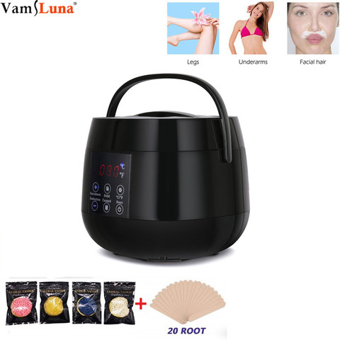 Wax Warmer Hair Removal With LED Display & Adjustable Temperature & Delay Control For Full Body Legs Armpit Face Bikini ► Photo 1/6