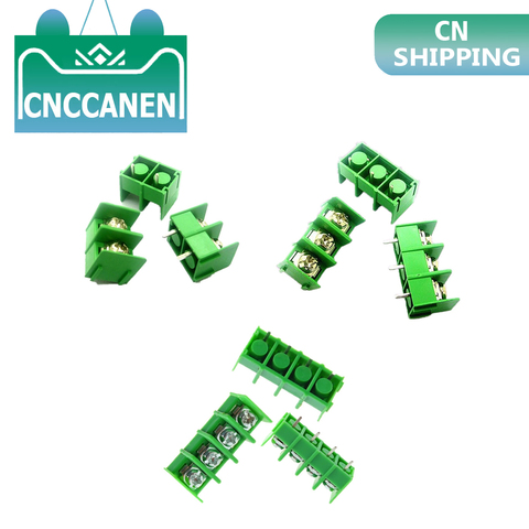 10PCS/lot KF7.62 - 2P 3P 4P MG7.62 - 2 3 4 Pin Can be spliced Screw Terminal Block Connector Green 7.62mm Pitch 300V 10A ► Photo 1/6