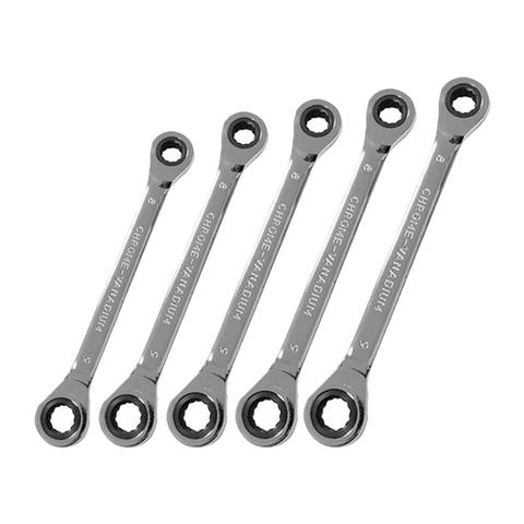 8-19mm Double Head Ratchet Wrenches Set  Combination Spanner Set Hand Tools for Car Repaire ► Photo 1/6