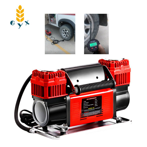 12v car air pump/60 two-cylinder car inflator to hit the desert off-road high-power high-pressure inflator/24V car tire air pump ► Photo 1/5