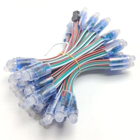 50pcs DC5V/DC12V 12mm WS2811 IC RGB Led Pixel Module String Chirstmas Waterproof IP68 Digital Full Color LED Pixel Light ► Photo 1/5