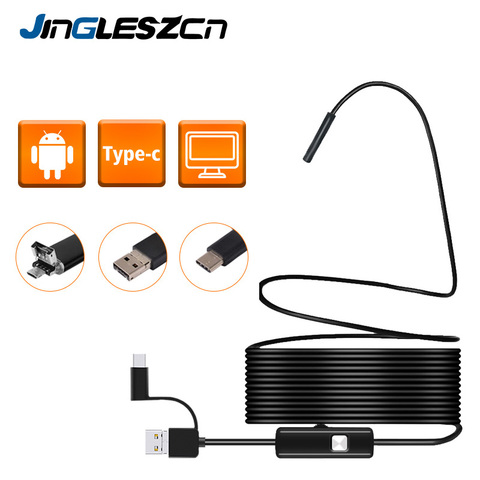 Endoscope Camera Usb Android 5.5mm Hd - 10m 5.5 Lens Camera Endoscope Hd  Ip67 1m - Aliexpress