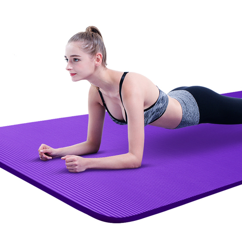 10MM Extra Thick Yoga Mats Non-slip NRB Exercise Mat with Bandages