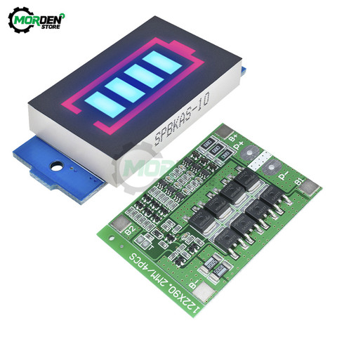 3S 25A Li-ion Lithium Battery 18650 Charger BMS Indicator 3S Capacity Charger Battery Protection Circuit Board For Drill Motor ► Photo 1/6