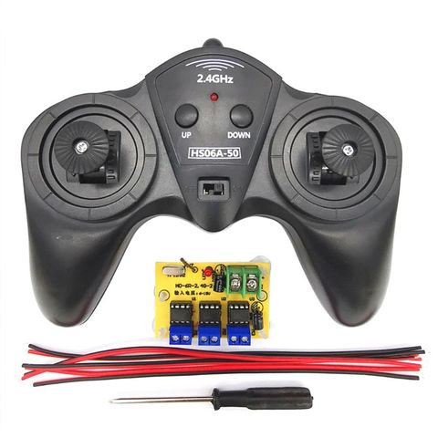 2.4G Transmitter 6 Channel Remote Control Receiver DC 6V-15V Car Model Ship DIY 50 Meters ► Photo 1/6