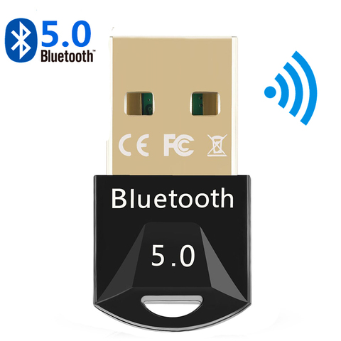 USB Bluetooth 5.0 Bluetooth Adapter Receiver 5.0 Bluetooth Dongle 5.0 4.0 Adapter for PC Laptop 5.0 BT Transmitter ► Photo 1/6