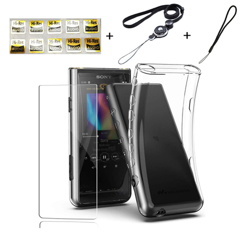 Soft Clear TPU Protective Skin Case Cover For Sony Walkman NW-ZX500 ZX505 ZX507 ► Photo 1/6