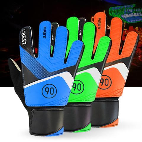 Professional Soccer Goalie Gloves Full Finger Hand Protection Children Football Goalkeeper Glvoes ► Photo 1/6