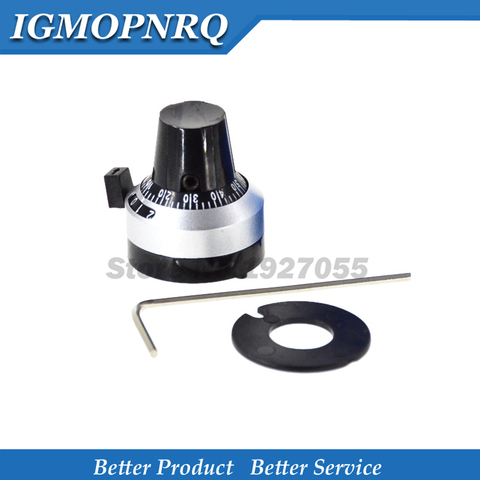 WXD3-13 3590S 6.35mm Potentiometer Precise Dial knob lockable Hat new original ► Photo 1/5