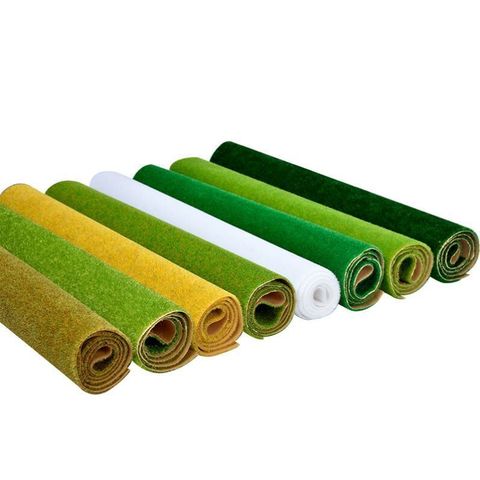 25x25cm  1 pcs Landscape Grass Mat for Model Train Not Adhesive Paper Scenery Layout Lawn Diorama Accessories ► Photo 1/6