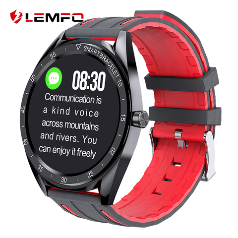 Buy Online Lemfo Smart Watch Full Touch Sport Smartwatch Men Women Heart Rate Monitor Ip67 Waterproof For Android Iphone Alitools