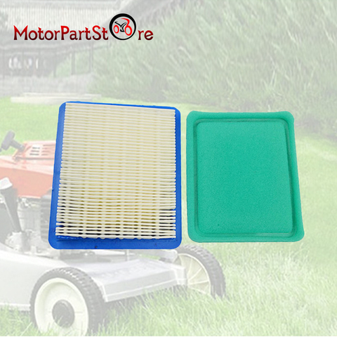 Air Filter & Pre Filter For Briggs & Stratton 491588 491588S 5043K ARIENS 21529800 Craftsman 3364 33644 JOHN DEERE PT15853 ► Photo 1/6