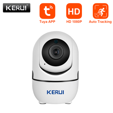 KERUI Mini Size WiFi IP Camera HD1080P Tuya App Indoor Camera Home Security WIFI Surveillance Night Vision Motion Alarm System ► Photo 1/6