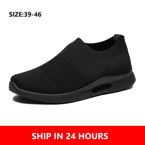 Men Light Running Shoes Jogging Shoes Breathable Man Sneakers Slip on Loafer Shoe Men's Casual Shoes Size 46 DropShipping ► Photo 1/6