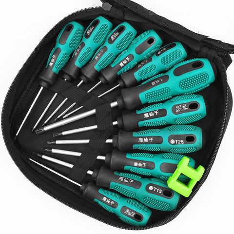 LUXIANZI Torx Screwdriver Set Hand Multi-tool Kit Magnetic Bit Insulated Handle Screw Driver Repair Tools For Home Manual ► Photo 1/6