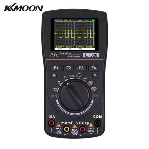 KKmoon kkm828 2 in 1 High Definition Intelligent Digital Oscilloscope Multimeter 1MHz Bandwidth 2.5Msps Sampling Rate ► Photo 1/6