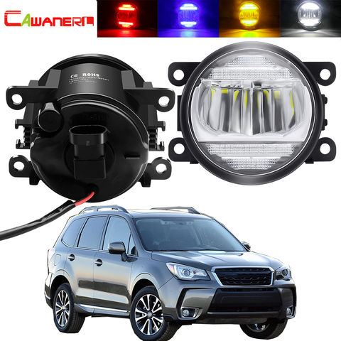 2in1 Fog Light + Daytime Running Lamp H11 Car Front Bumper Fog Light DRL 12V For Subaru Forester 2013 2014 2015 2016 2017 2022 ► Photo 1/6