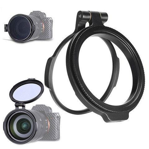 UURig RFS ND Filter Quick Release DSLR Camera Accessory Quick Switch Bracket for 58mm 67mm 72mm 77mm 82mm DSLR Lens Adapter Flip ► Photo 1/6