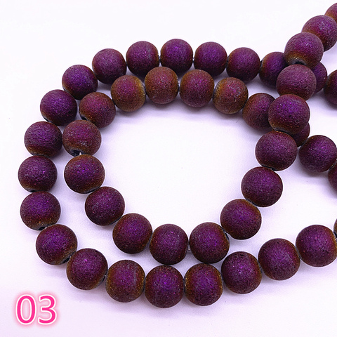 Wholesale 6/8mm Frosted Matt Austrian Crystal Beads High Quality Glass Loose Beads Handmade DIY Jewelry Making For Bracelet #03 ► Photo 1/2