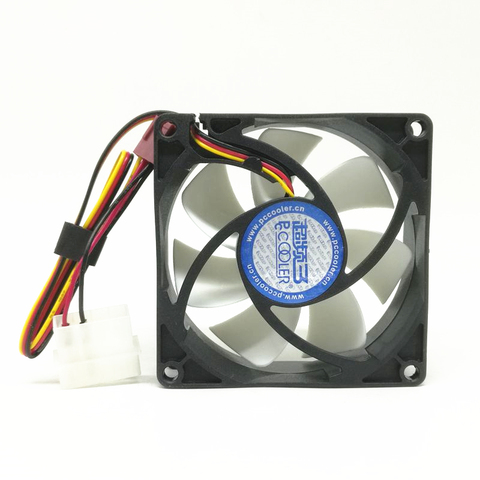 New Hydro bearing  DC12V Silent 80MM  8025 80*80*25MM 8*8*2.5CM  chassis fan  Computer case fan 3pin and 4D ► Photo 1/4