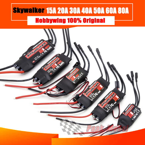 Hobbywing Skywalker 40A 50A 60A 80A 15A 20A 30A ESC Speed Controller With UBEC For RC Airplanes Helicopter ► Photo 1/1
